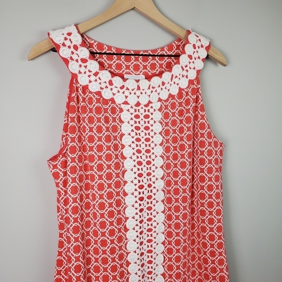 Charter Club Pink Cutout Dress Large - Picture 2 of 6